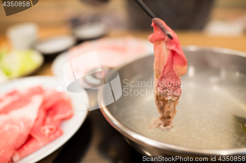 Image of Japanese Food with steam