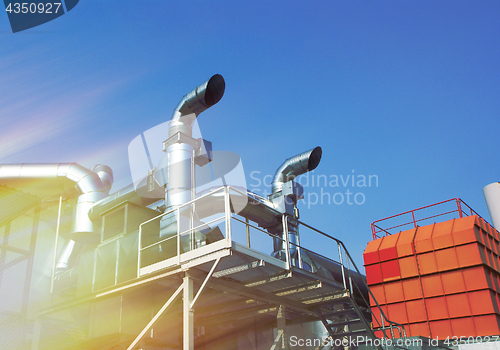 Image of Ventilation pipes of an air condition