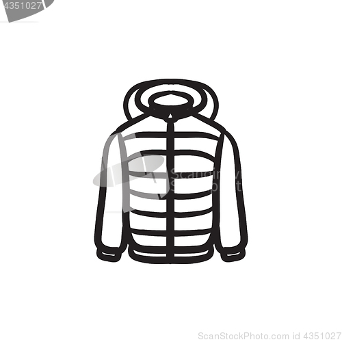 Image of Jacket sketch icon.