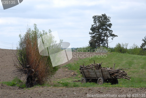 Image of Old farm cart