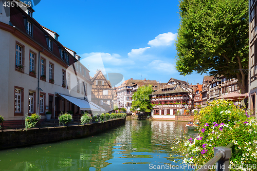 Image of Strasbourg houses on river