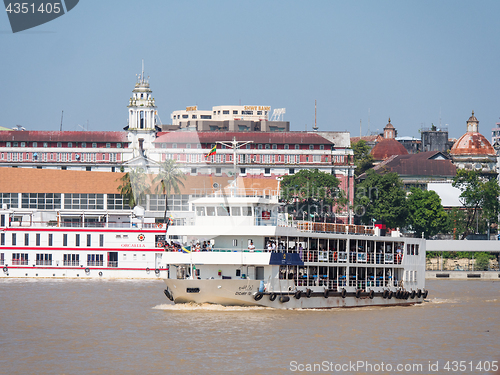 Image of The Yangon to Dala ferry crossing