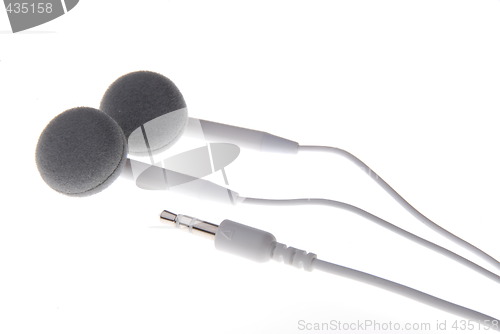 Image of earphones for mp3-player