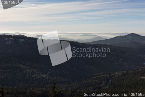 Image of Mountain landscape in winter