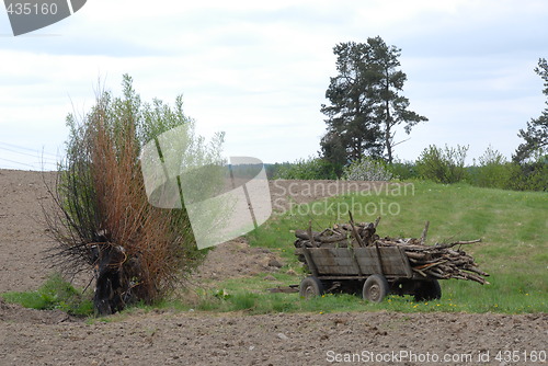 Image of Old farm cart