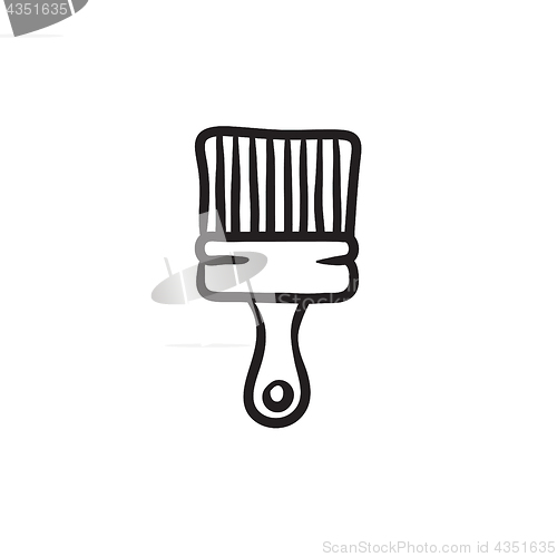 Image of Paintbrush sketch icon.