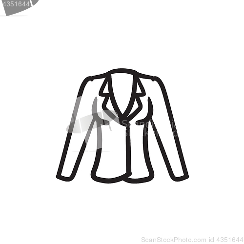 Image of Jacket sketch icon.