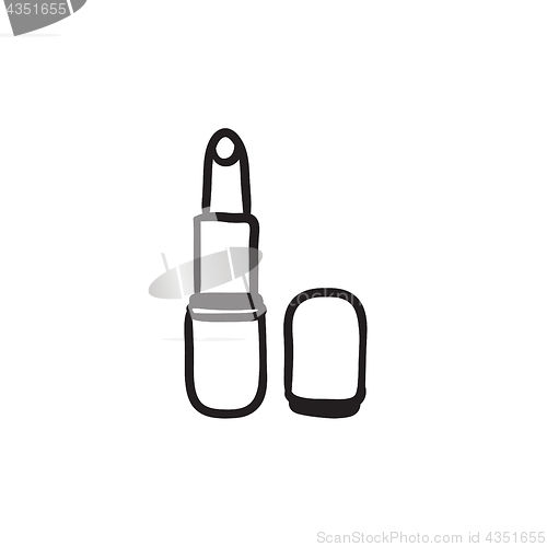 Image of Lipstick sketch icon.