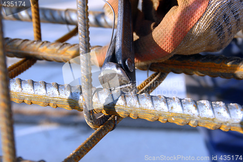 Image of steel reinforcement rods