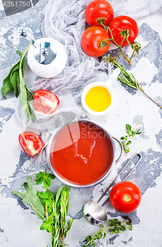 Image of tomato soup