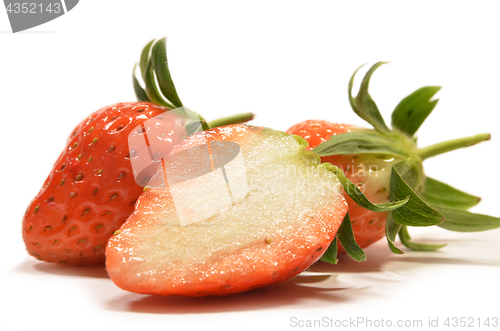 Image of Strawberry fruits isolated