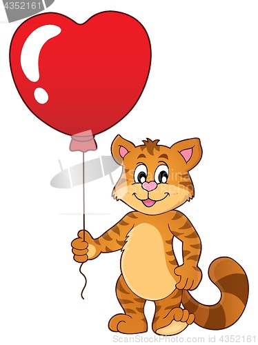 Image of Valentine cat theme image 1