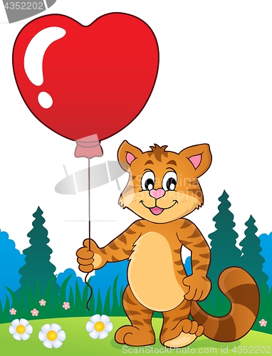 Image of Valentine cat theme image 2