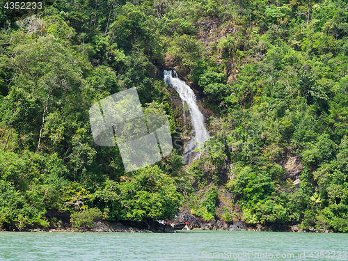Image of Waterfall at the Mergui Archipelago