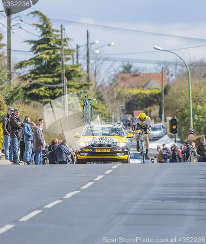 Image of The Cyclist Steven Kruijswijk - Paris-Nice 2016 