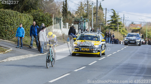 Image of The Cyclist Steven Kruijswijk - Paris-Nice 2016 