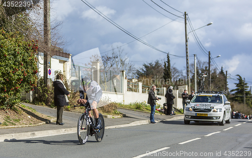 Image of The Cyclist Jay Robert Thomson - Paris-Nice 2016 