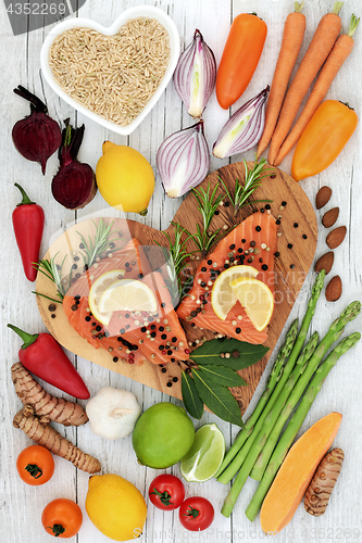 Image of Healthy Diet Food to Promote Heart Health