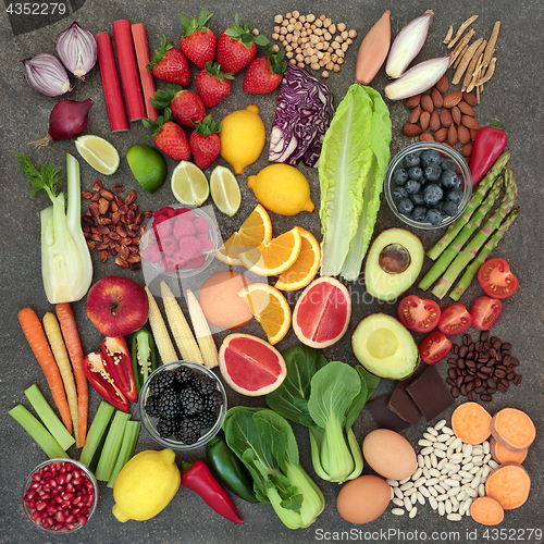 Image of Healthy Diet Food Selection