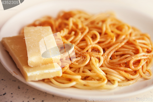 Image of Spaghetti in tomato sauce 