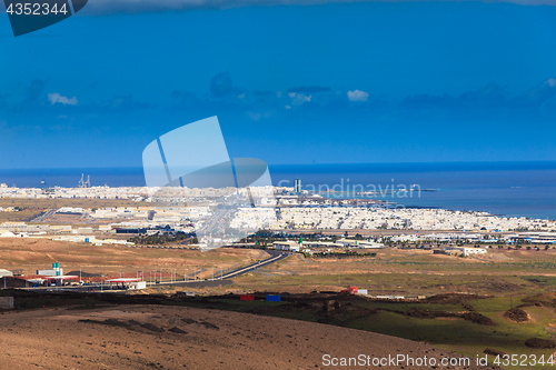 Image of View to Arrecife, the capital of Lanzarote.
