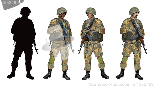 Image of Soldier_camouflage_PART04