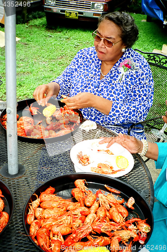 Image of Louisiana crayfish cajun festival.