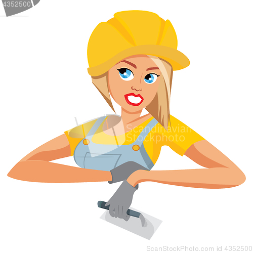 Image of Woman construction worker