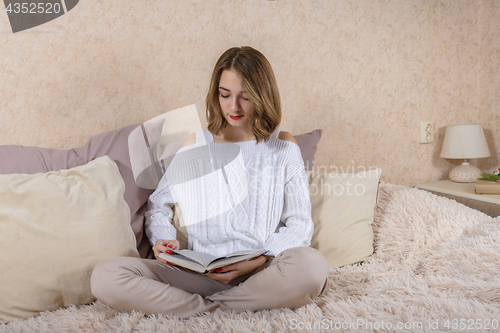 Image of A girl with a book