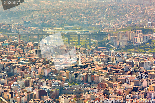 Image of Urban landscape of European side of Istanbul.