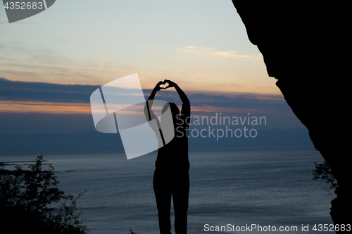 Image of Woman in a Cave