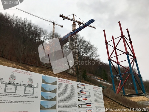 Image of New tunnel construction - Stuttgart 21, Aichelberg