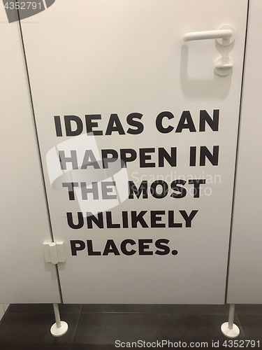 Image of Ideas can happen in the most unlikely places