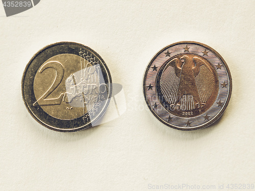 Image of Vintage Euro coin