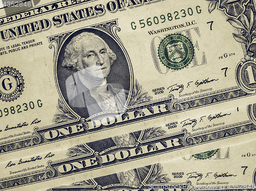 Image of Vintage Dollar notes 1 Dollar