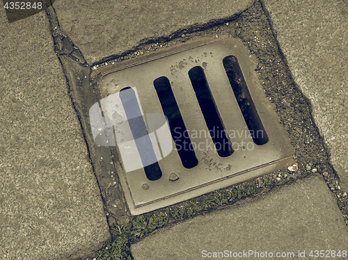 Image of Vintage looking Manhole