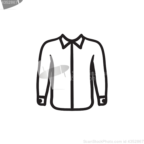 Image of Shirt sketch icon.