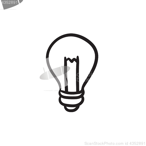 Image of Lightbulb sketch icon.