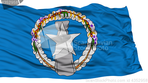 Image of Isolated Northern Mariana Islands Flag, USA state