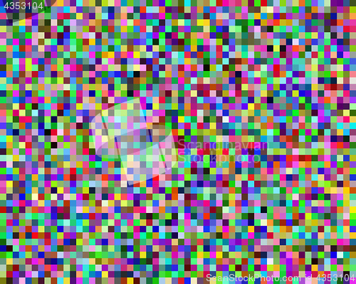 Image of pixel background with squares