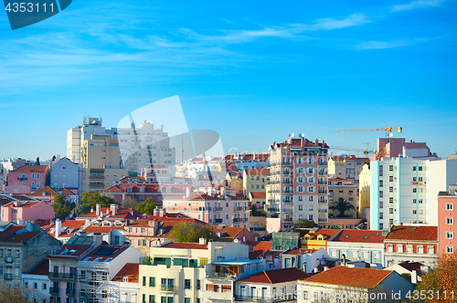 Image of Lisbon new districts architecture. Portugal