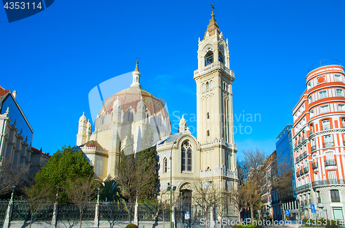 Image of Famous Madrid church, Spain