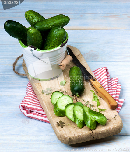 Image of Fresh Raw Cucumbers