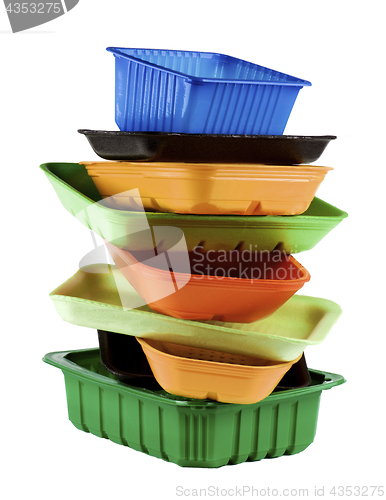 Image of Empty Recycled Trays