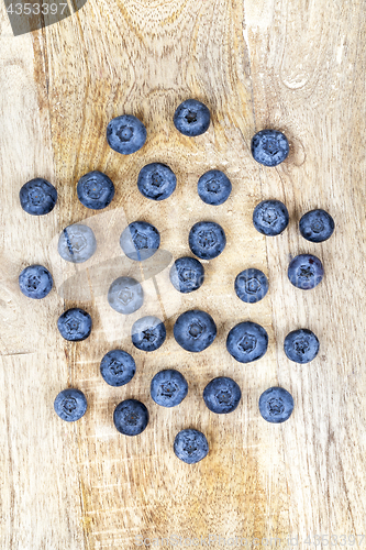 Image of blue blueberries closeup