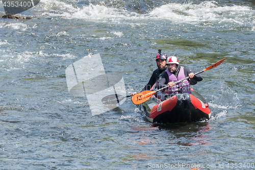 Image of Unidentified athletes competing at Paivafest