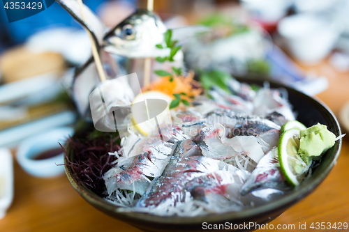 Image of Fresh sashimi