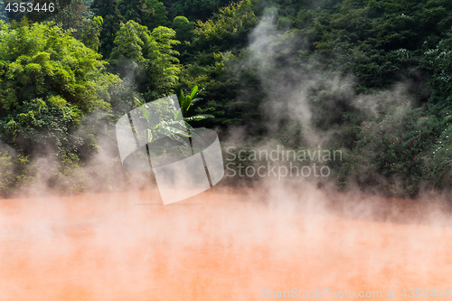 Image of Blood pond hell in Beppu city