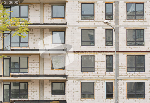 Image of construction site, new building