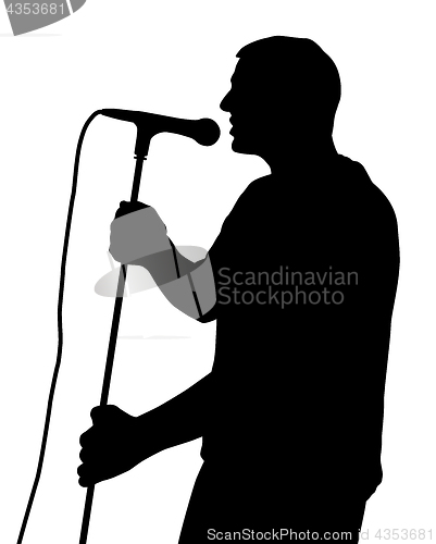 Image of Male singing